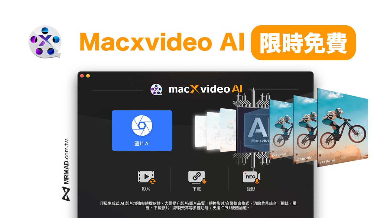 Macxvideo AI限免快下载！ 超强AI视频和图片修复转档神器免费送