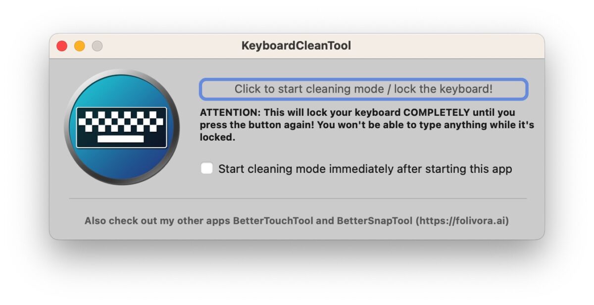 Mac 键盘清洁好帮手：KeyboardCleanTool 让你不再误压按键 第6张