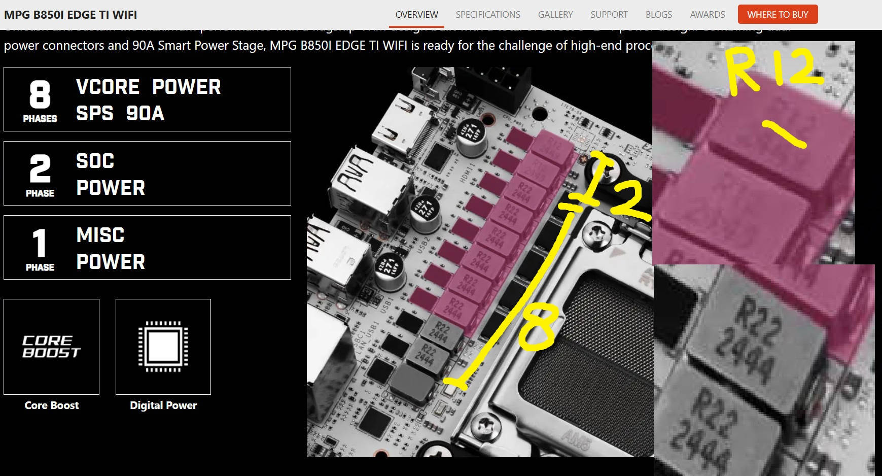 微星 MPG B850I EDGE TI WIFI 主板官网已上架