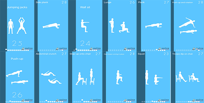 7 Minute Workout Pro App 每天七分钟在家轻鬆锻鍊强健身体 第1张