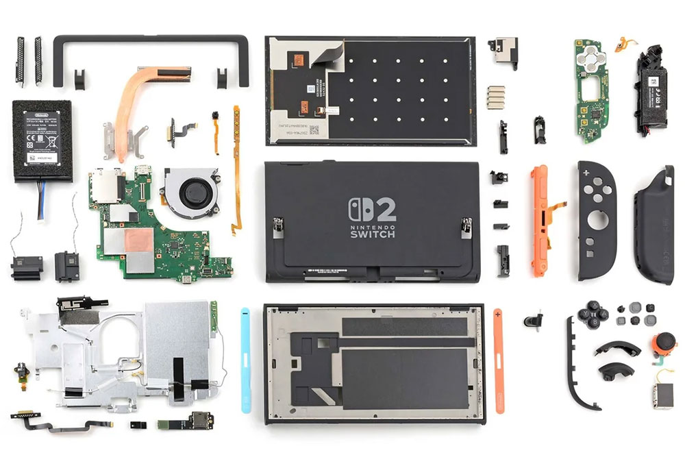 Nintendo Switch 2 拆解，iFixit：可修复性差、换摇杆更难 - 榜哥