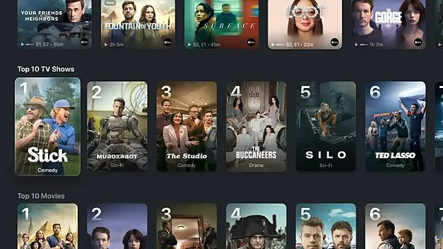 tvOS 26 重大设计改版 新界面新作