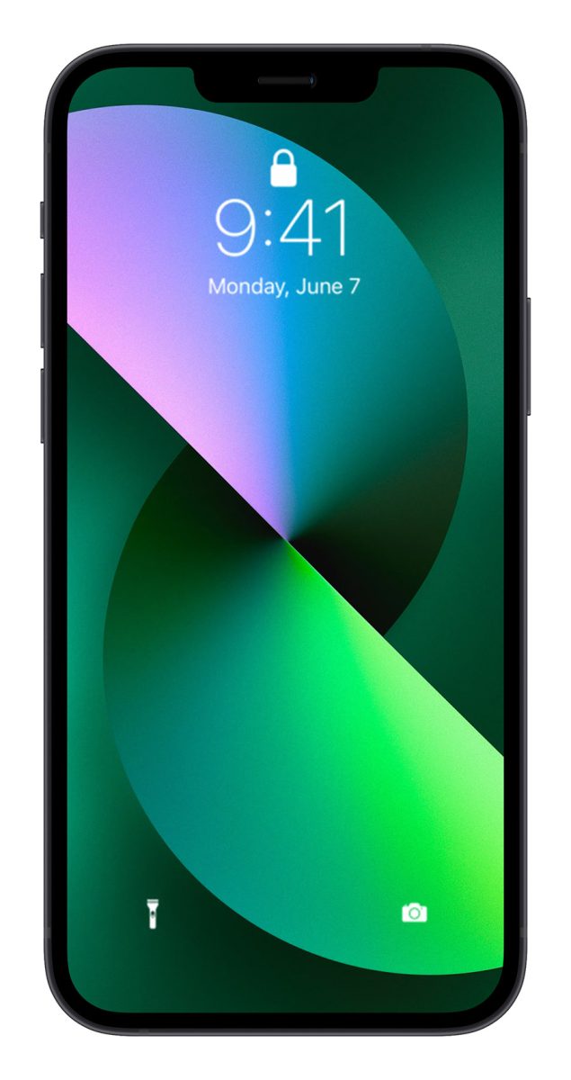 iPhone 13 全新 2 款绿色壁纸开放下载 第3张