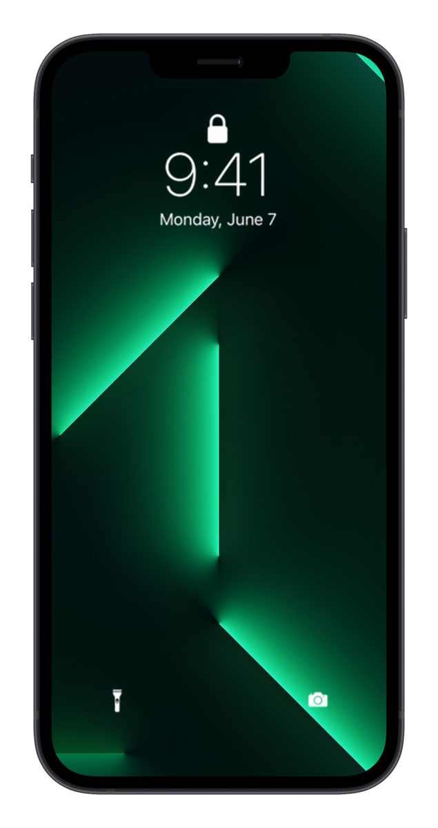iPhone 13 全新 2 款绿色壁纸开放下载 第6张