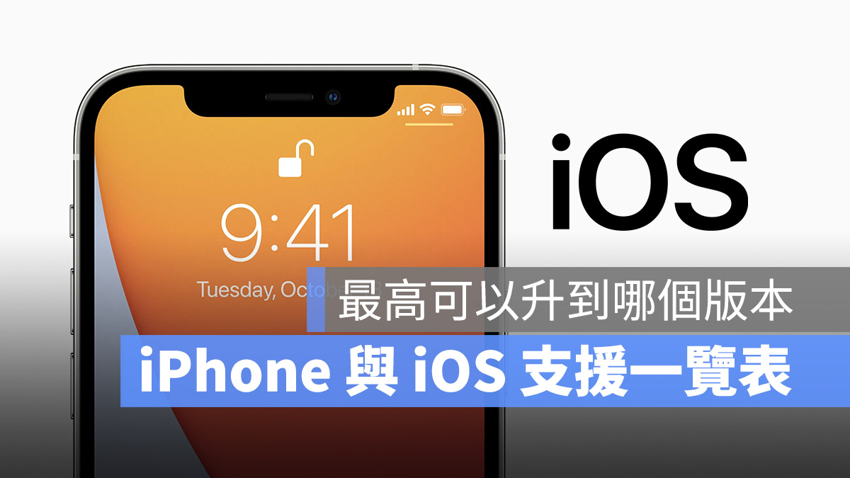 苹果 iPhone 与 iOS 系统可不可以更新、支援上限一览表 第1张