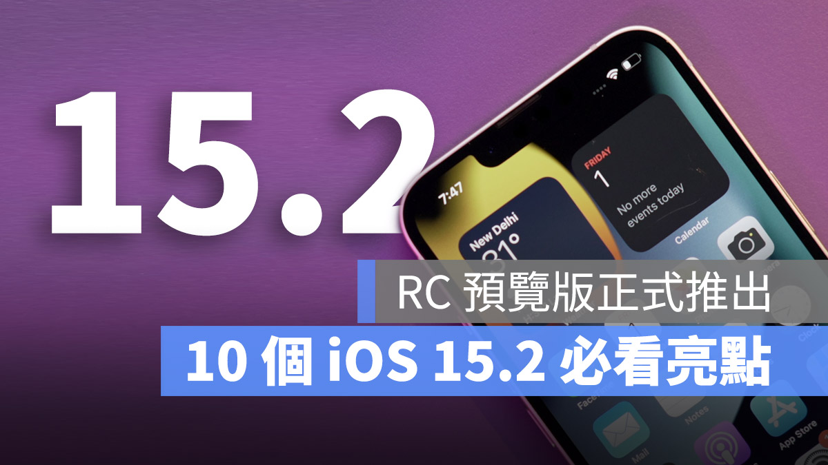 iOS 15.2 与 iPadOS RC 版推出，10 大亮点功能抢先看 第1张
