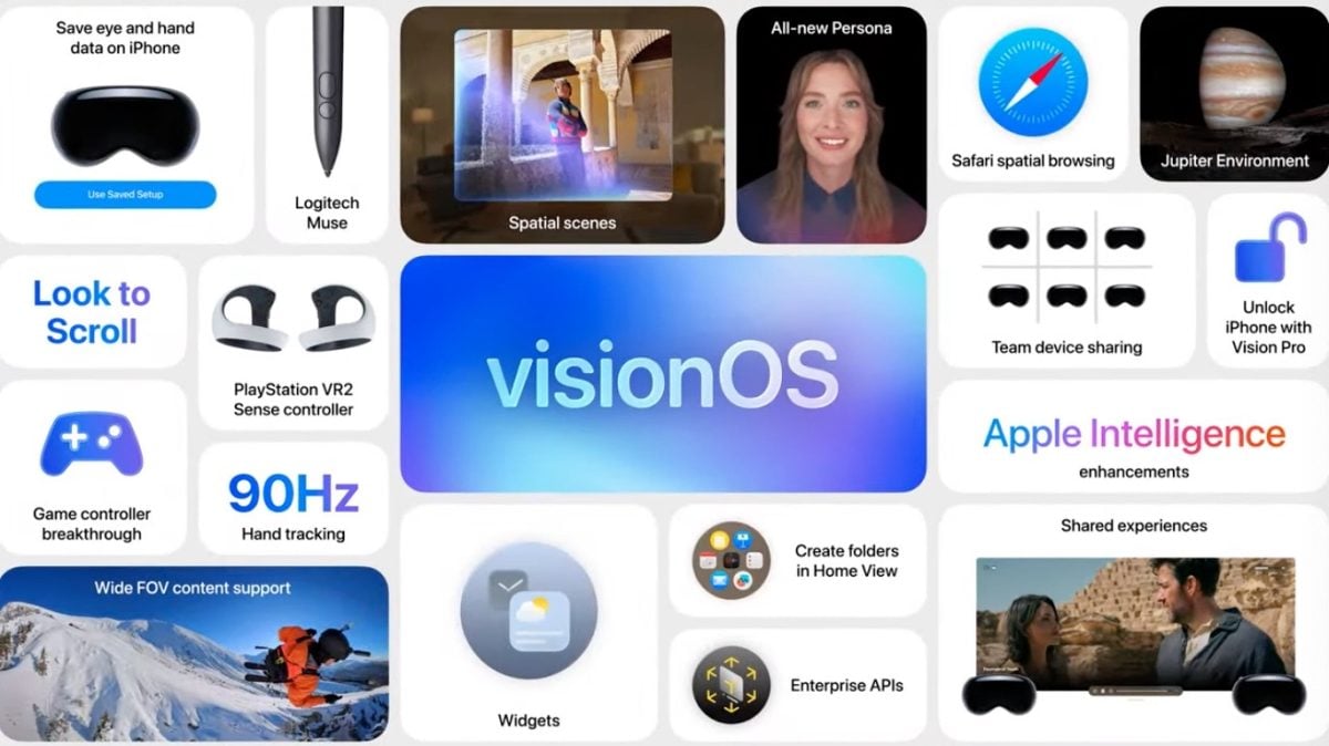 visionOS 26 正式推出：加入小工具、空间沈浸感更强，还支持VR设备使用