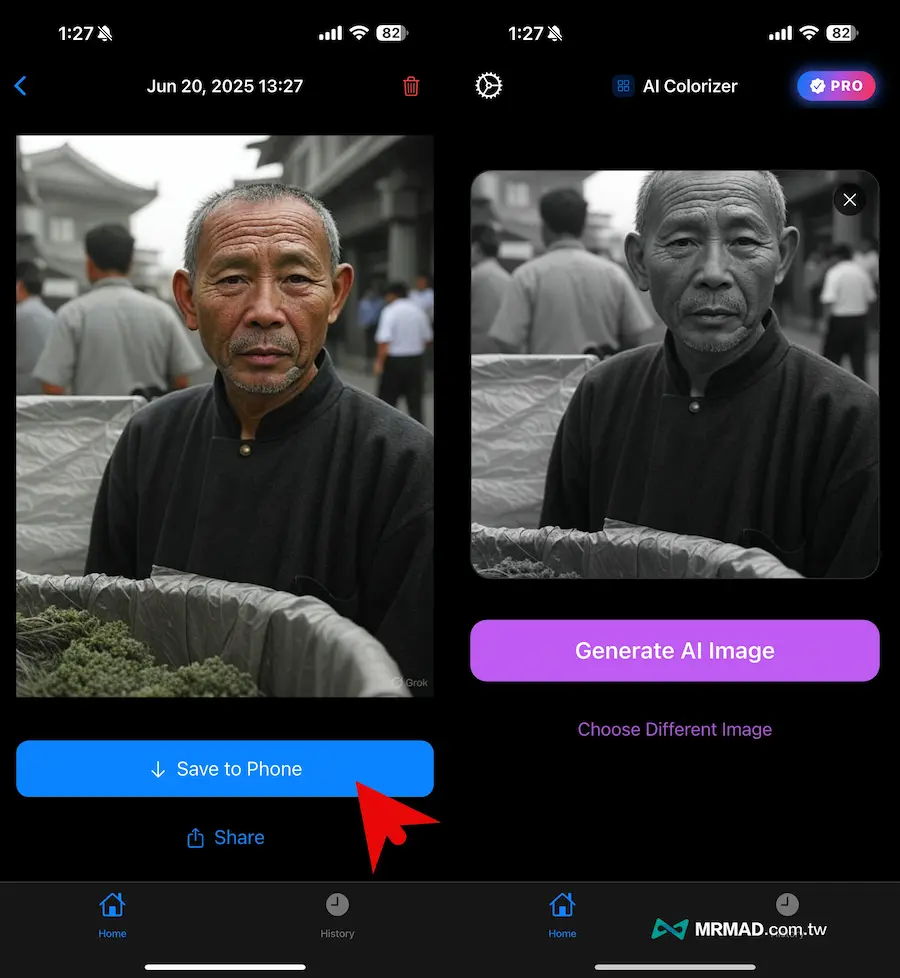 老照片修复APP工具《Restore Old Photos AI》限时免费 2