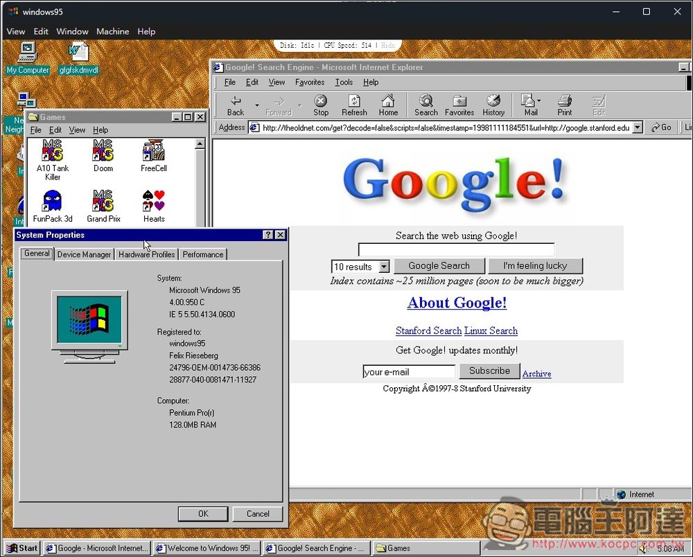 免重灌！ 这款免费工具让你轻松回味 Windows 95，连上网都支持 - 榜哥