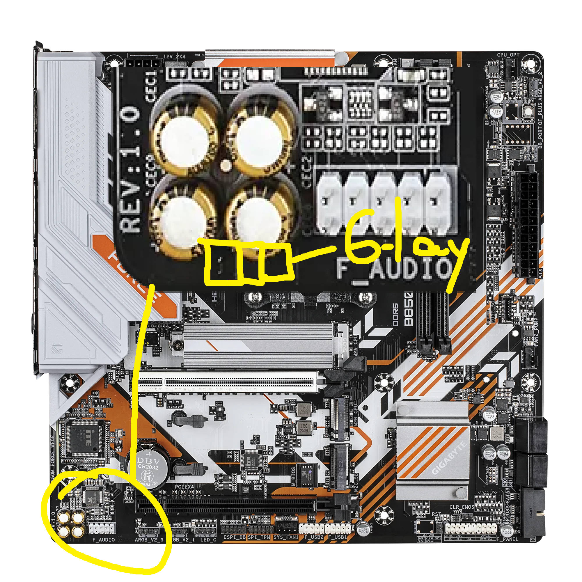 技嘉 SOC FORCE 降临 AM5？ B850M FORCE WIFI6E 现身