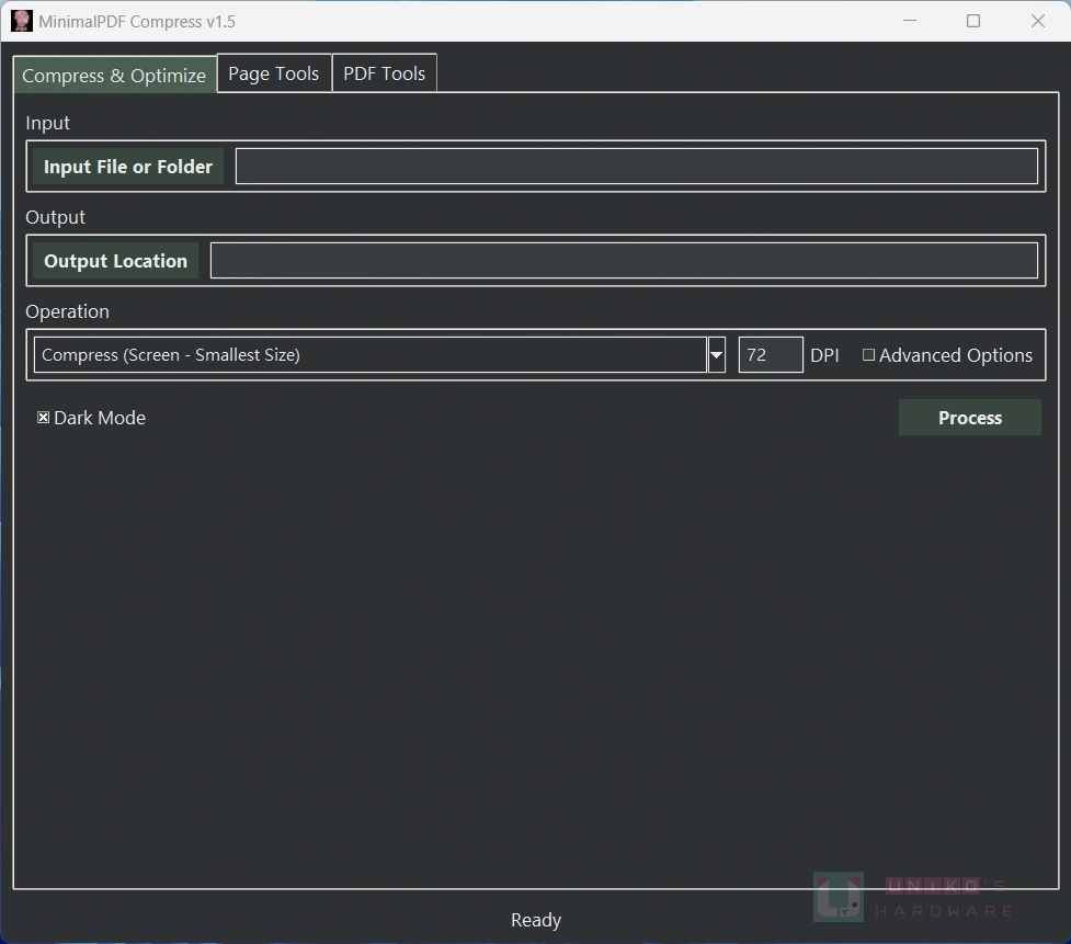 PDF 压缩工具 – MinimalPDF Compress