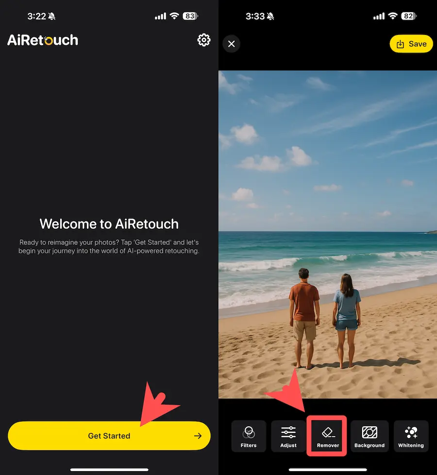 AI魔术橡皮擦工具 AiRetouch 工具上手技巧