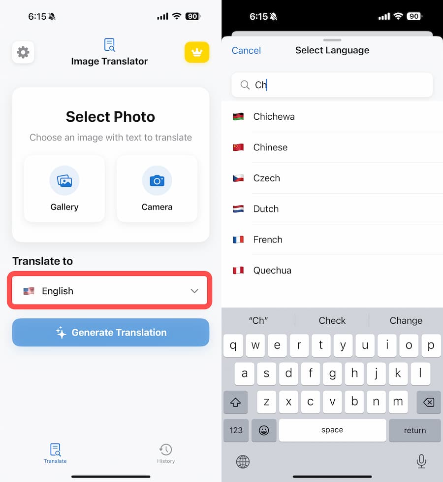 AI翻译图片APP：Image Translator AI 使用技巧 1