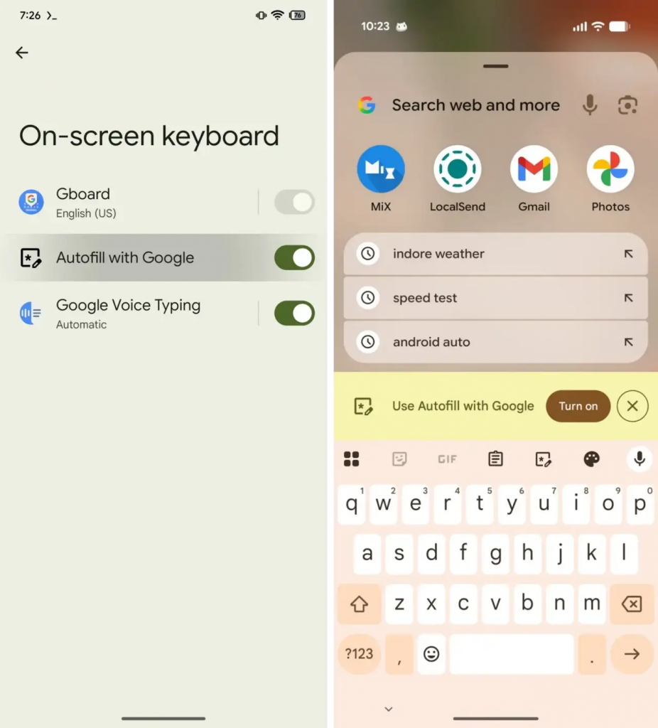 Gboard 输入法重大更新，「自动填入」密码和信用卡资料