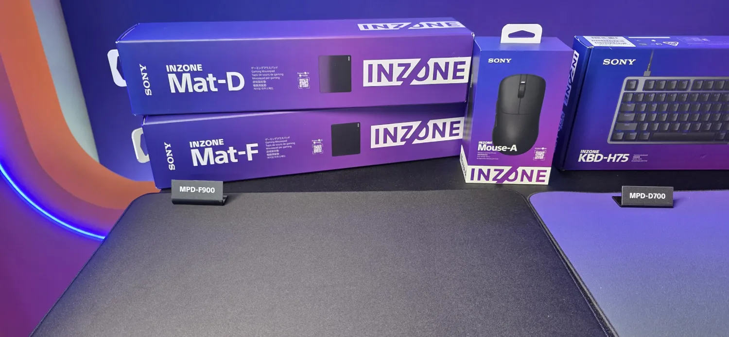 Sony INZONE 推出新成员 键盘鼠标一应具全