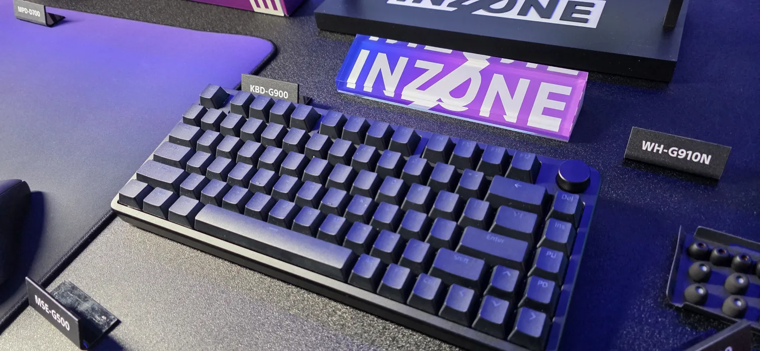 Sony INZONE 推出新成员 键盘鼠标一应具全