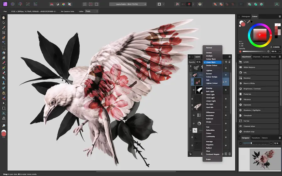 Affinity Photo：媲美Photoshop专业影像后制工具