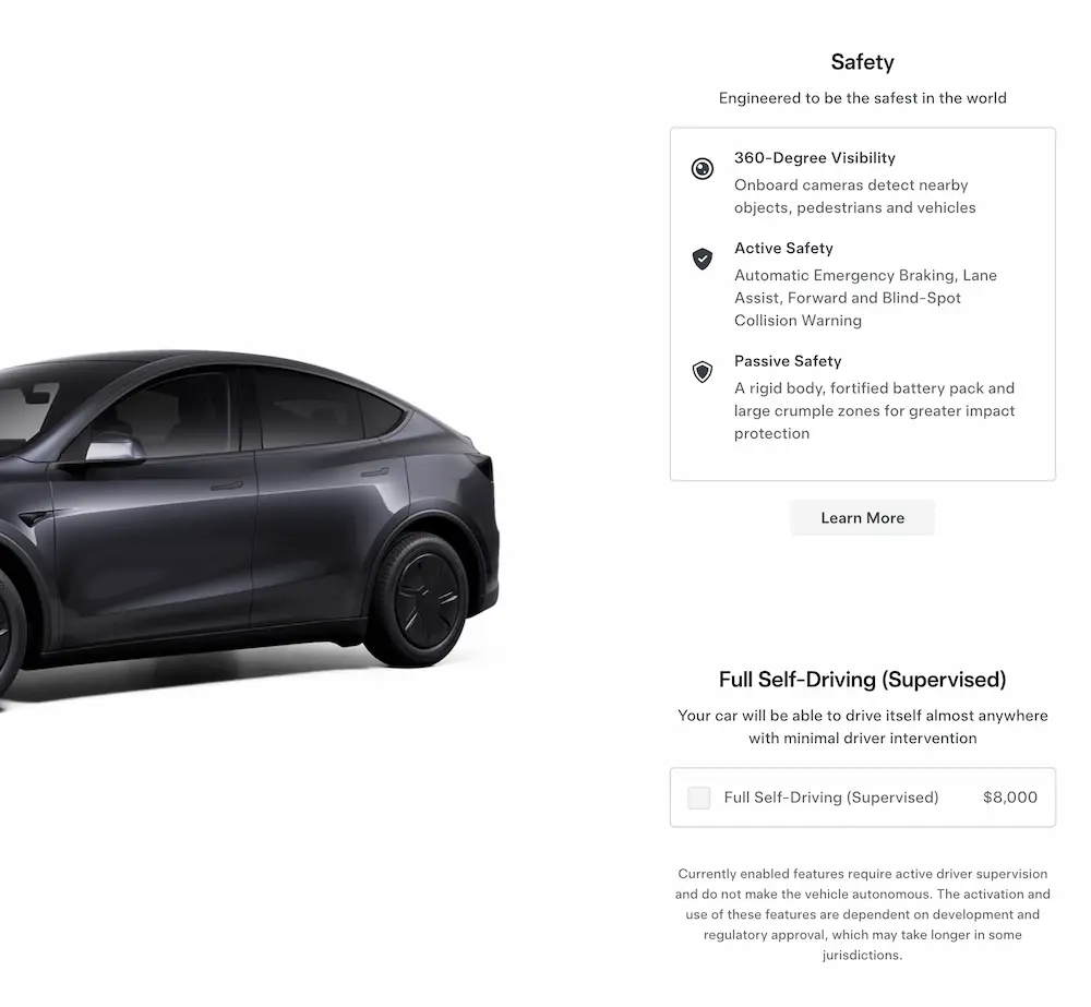 特斯拉Model Y移除Autosteer自动驾驶功能改成软锁