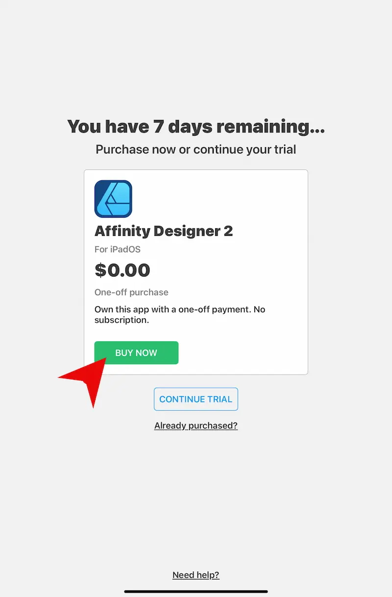 iPad Affinity Designer 2限时免费终身版下载领取技巧 1