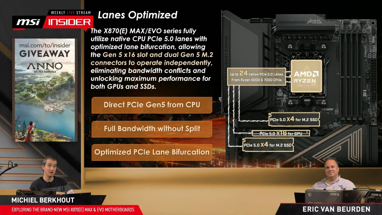 MSI 正式发布X870E MAX / EVO 系列主板！