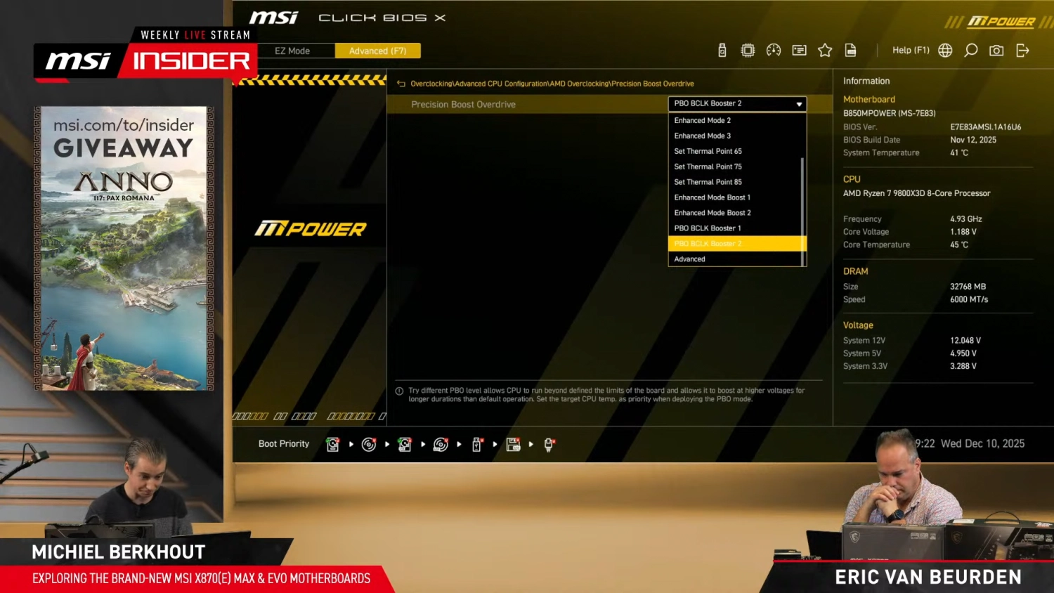 MSI 正式发布X870E MAX / EVO 系列主板！