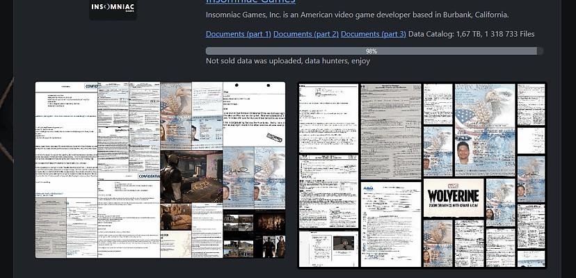 网络黑客公开了Sony被盗取的文件 透露《漫威狼人》2025年9月前发行
