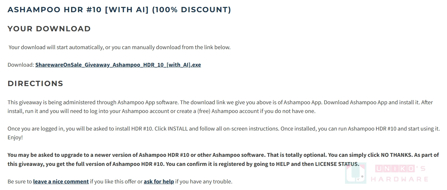 AI 照片曝光调整软件 Ashampoo HDR #10