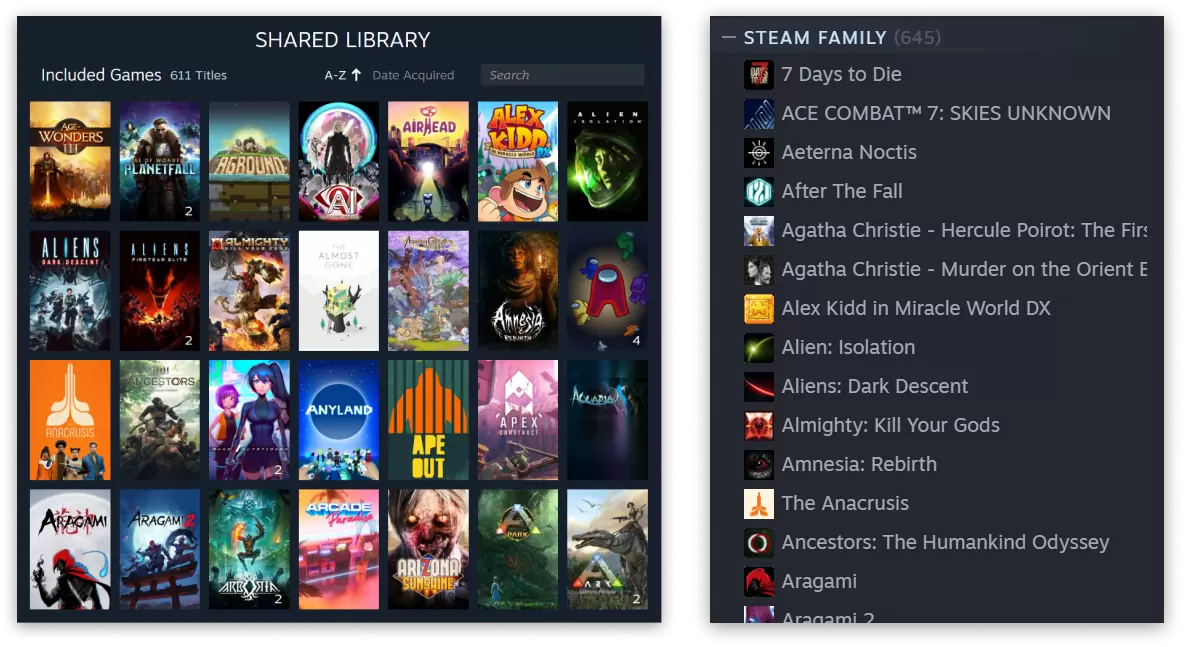 「Steam Family 亲友群组」测试上线！新功能可同时游玩家人所有游戏