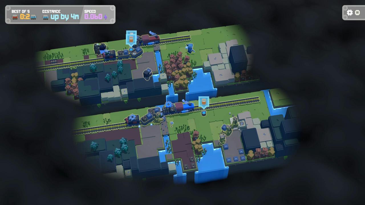 Steam合作生存派对游戏Unrailed 2：Back on Track 考验盖铁轨速度与友情强度 新增8人对战模式