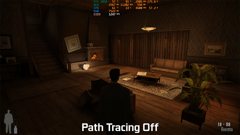 玩家将20多年前游戏导入RTX Remix光追，连RTX 4080也无法跑到60FPS -摩榜
