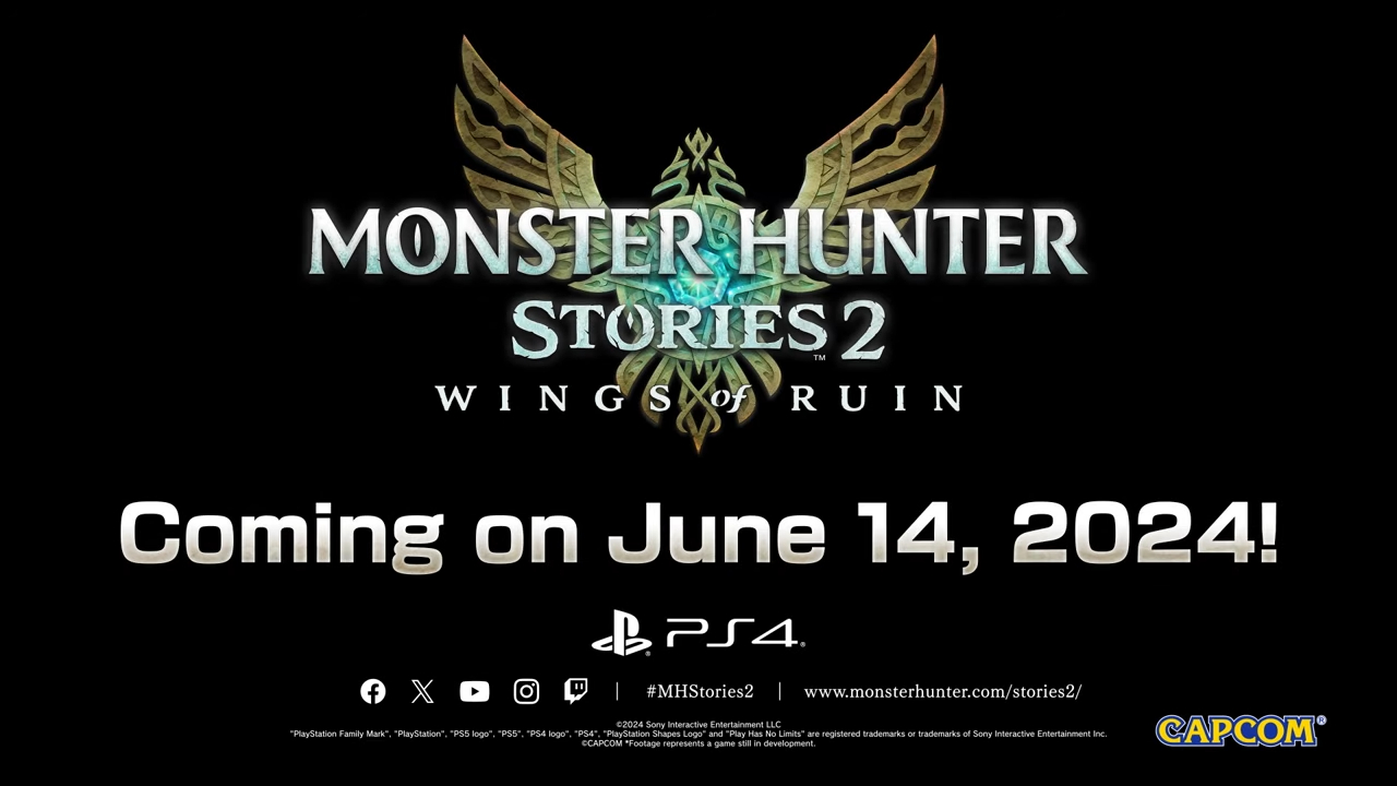 CAPCOM宣布《Monster Hunter Stories 2》即将移植PS4，同时公开预购奖励