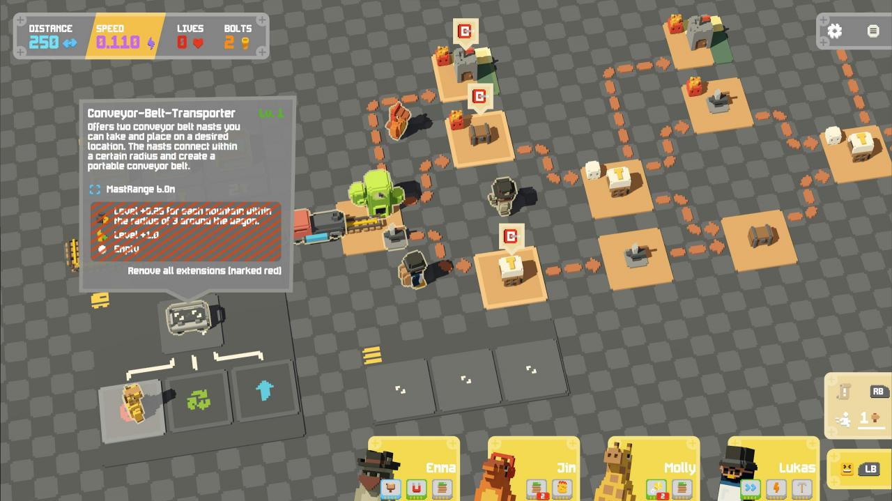 Steam合作生存派对游戏Unrailed 2：Back on Track 考验盖铁轨速度与友情强度 新增8人对战模式