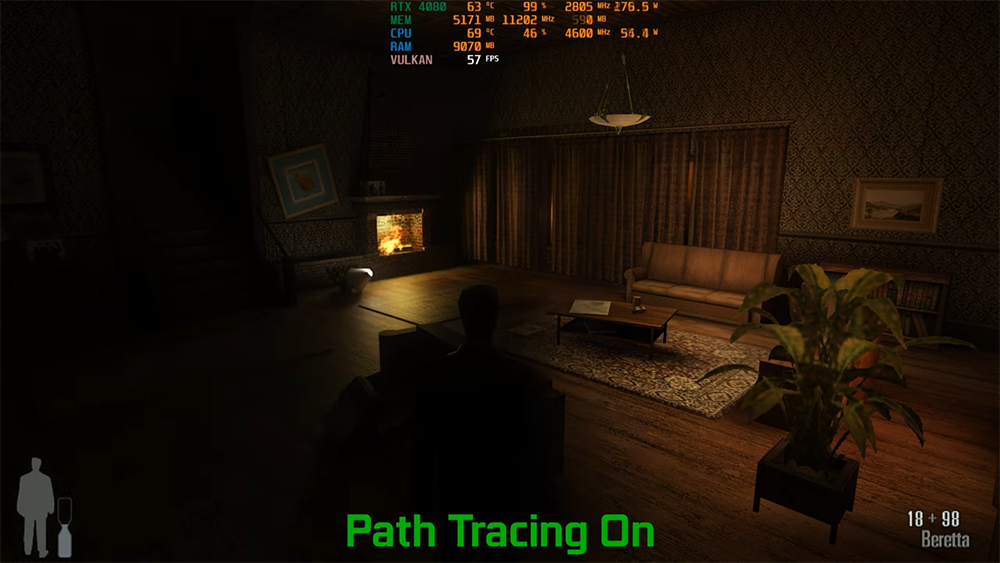 玩家将20多年前游戏导入RTX Remix光追，连RTX 4080也无法跑到60FPS -摩榜