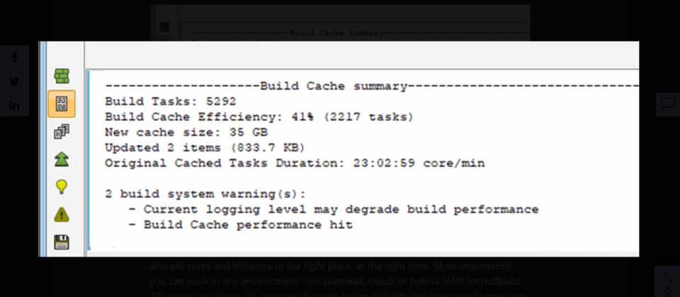 Visual Studio 17.6将加入构建加速平台Incredibuild 10